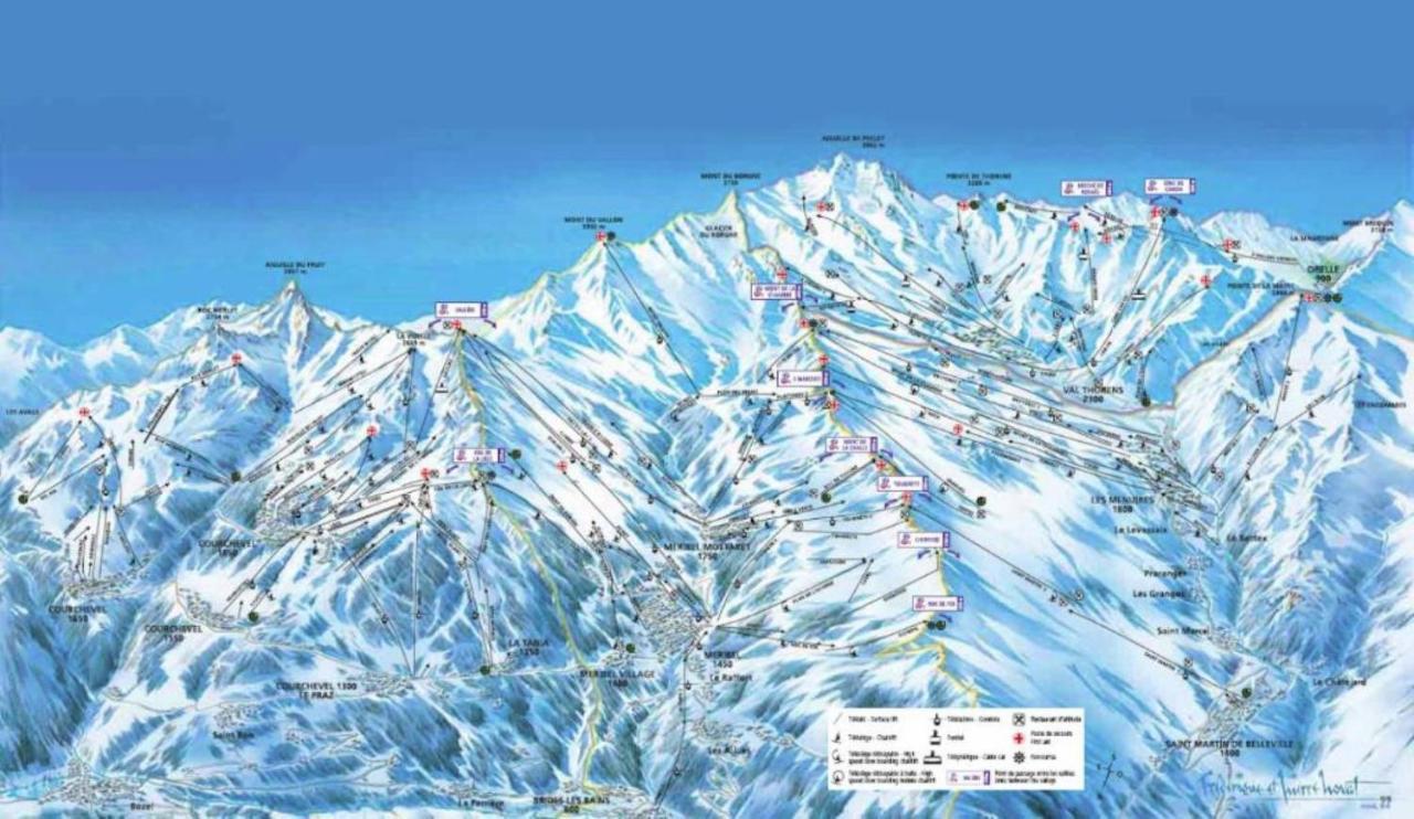 Residence Le Domaine Du Jardin Alpin - Courchevel 1850 Eksteriør bilde